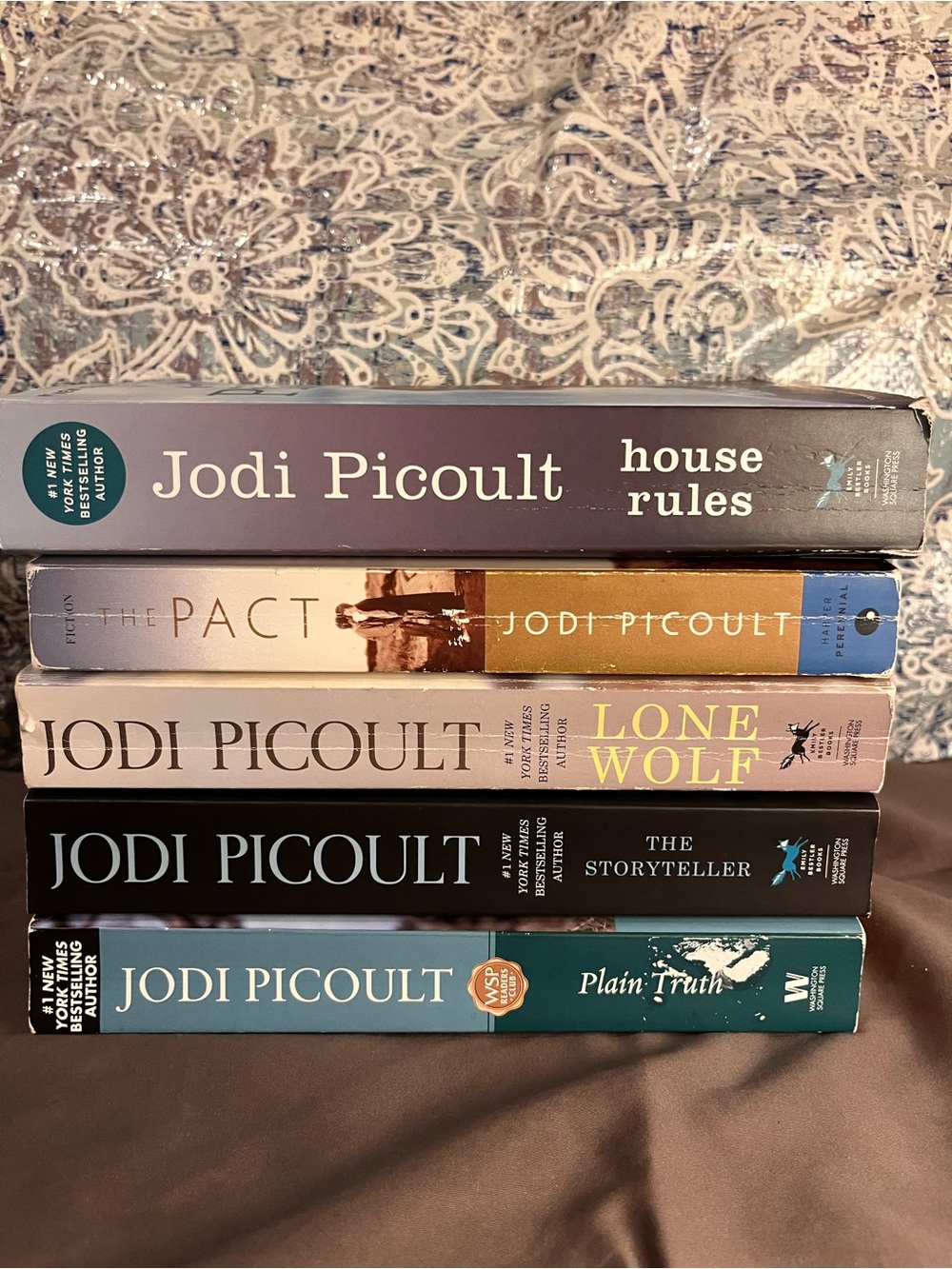 5 Book Bundle - Jodi Picoult Lone Wolf/ House Rules/ The Pact/ Plain Truth